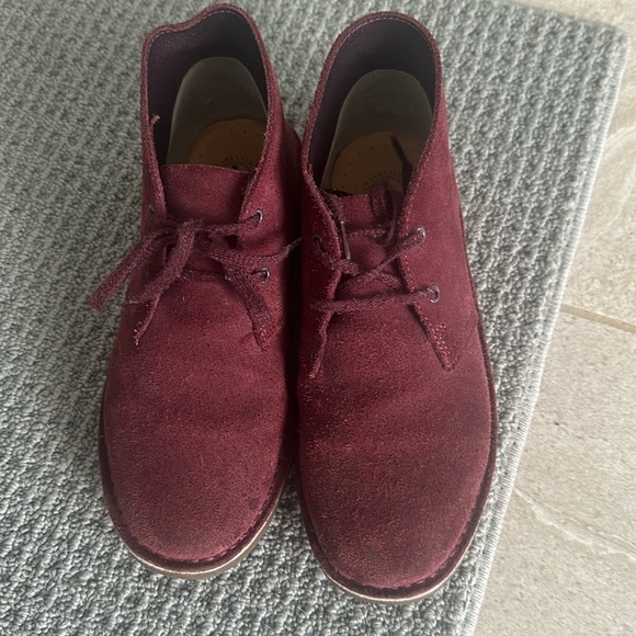 Clark’s desset boots suede unisex size 1.5 - Picture 1 of 9